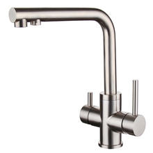 Aquerva Moderne Dreiwege-Küchenarmatur aus Edelstahl 304
