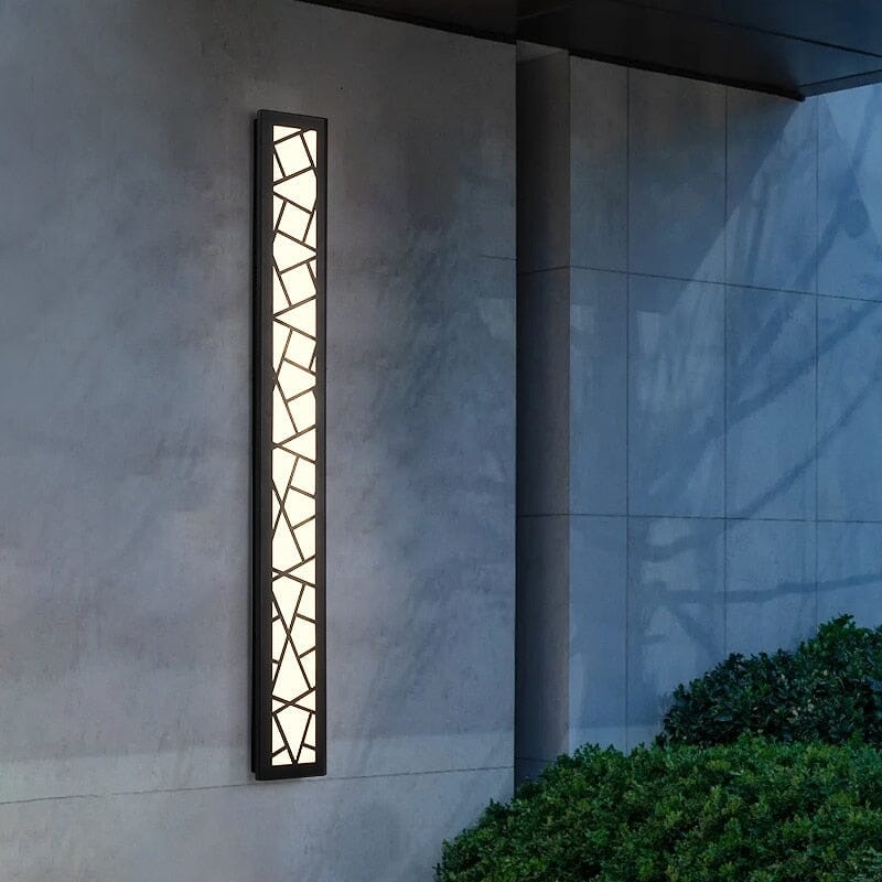 LED-Außenwandleuchte mit modernem Design