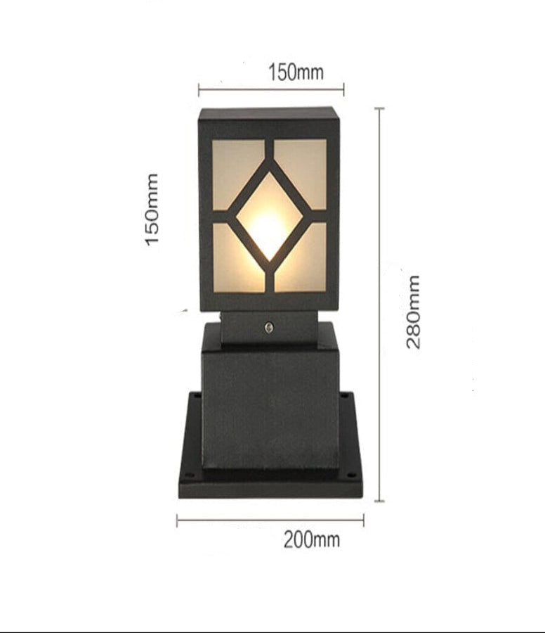 Moderne LED Gartenleuchte