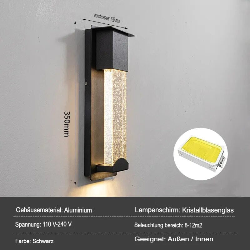 Wetterfeste Außenwandleuchte LED
