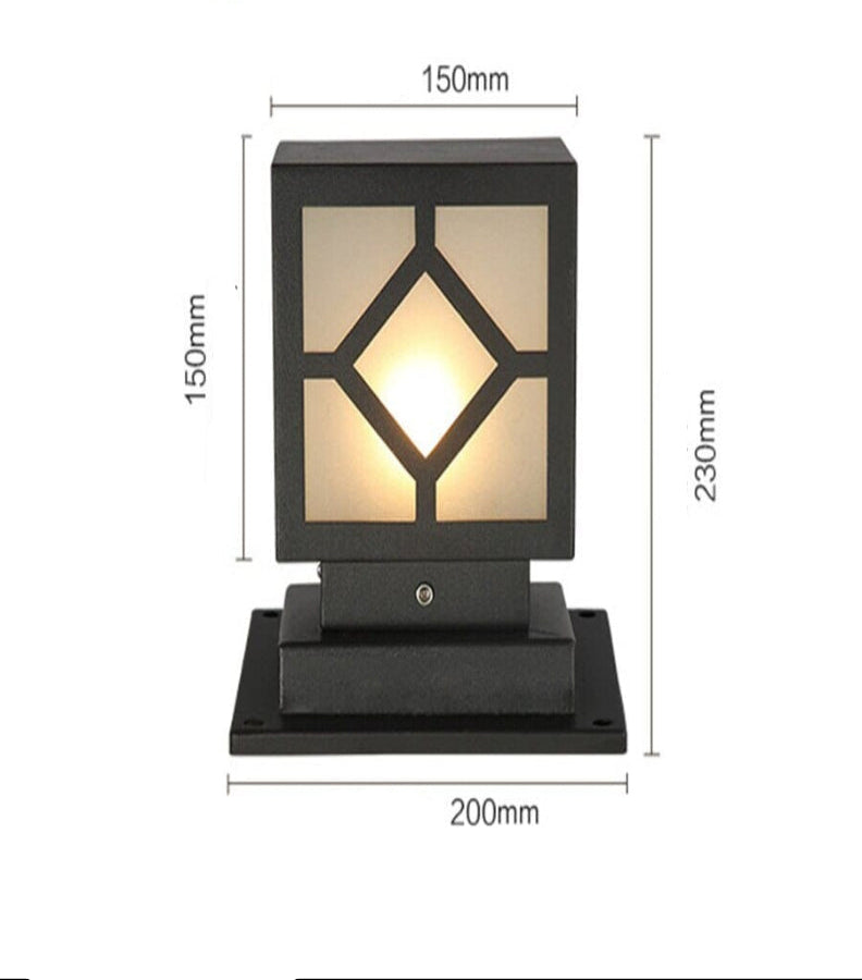 Moderne LED Gartenleuchte
