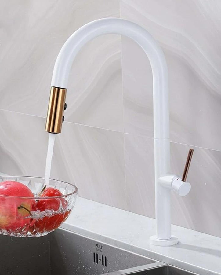 Elegante Spültischarmatur mit ausziehbarer Brause – Komfort & Stil vereint
