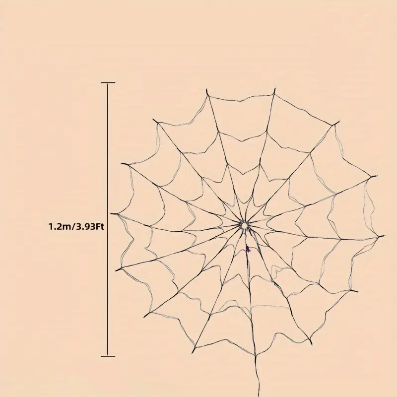 Halloween Spinnennetz Lichterkette