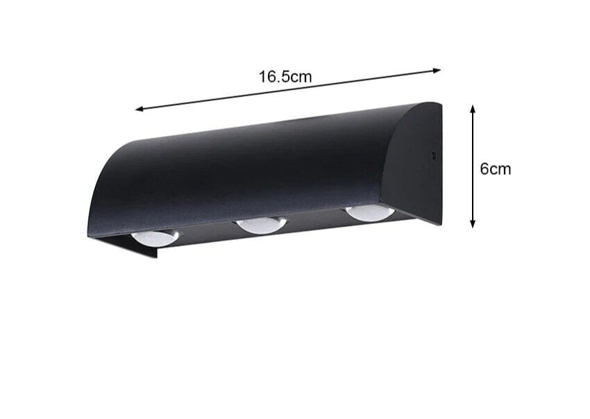 Wasserdichte LED-Außenwandleuchte
