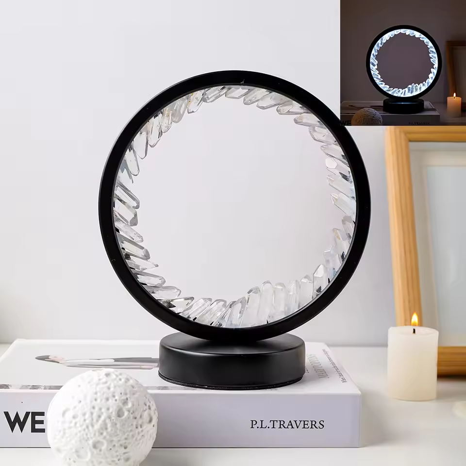 Luxuriöse Tischlampe – Kristallenergie für Ihr Zuhause-Aster Selection