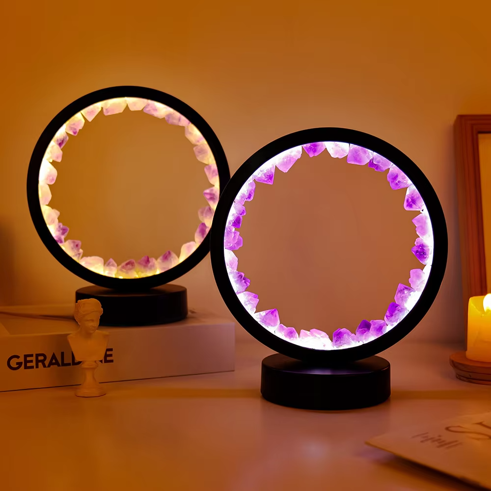 Luxuriöse Tischlampe – Kristallenergie für Ihr Zuhause