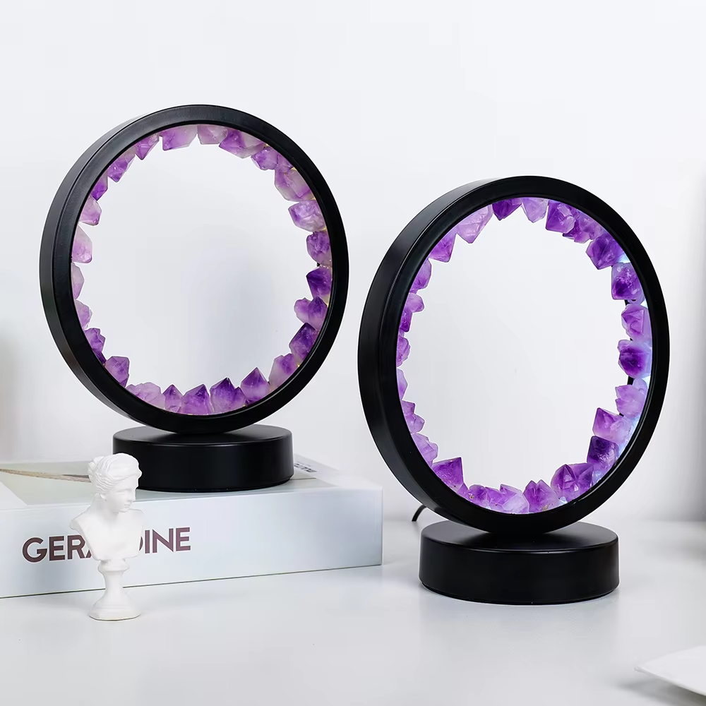 Luxuriöse Tischlampe – Kristallenergie für Ihr Zuhause