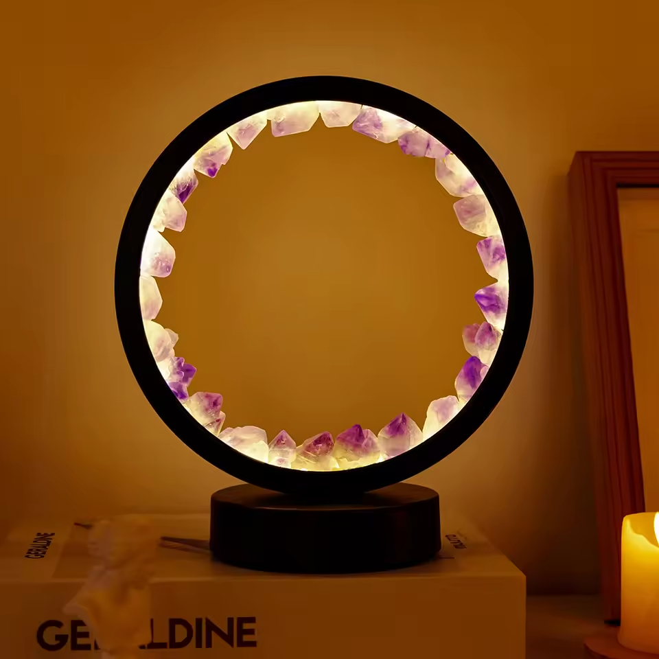 Luxuriöse Tischlampe – Kristallenergie für Ihr Zuhause