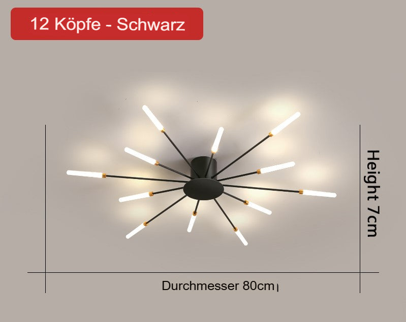 Stylish LED rod hanging lamp