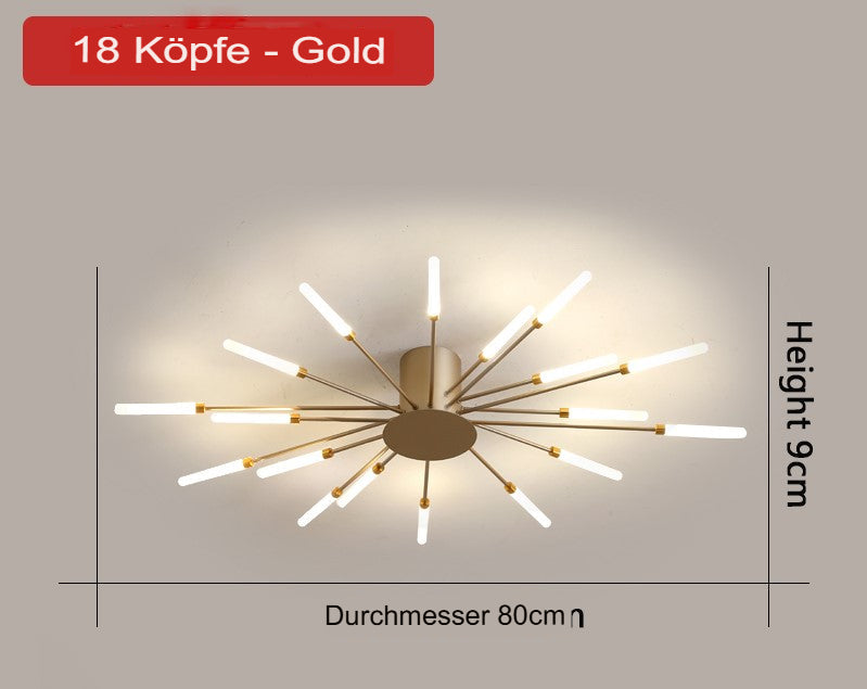 Stylish LED rod hanging lamp
