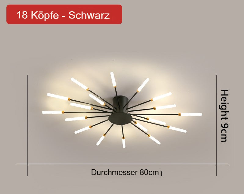 Stylish LED rod hanging lamp