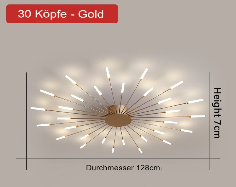 Stylish LED rod hanging lamp