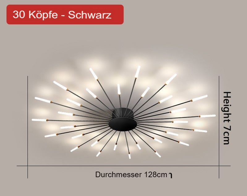 Stylish LED rod hanging lamp