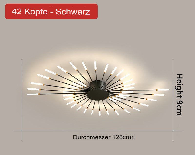 Stylish LED rod hanging lamp