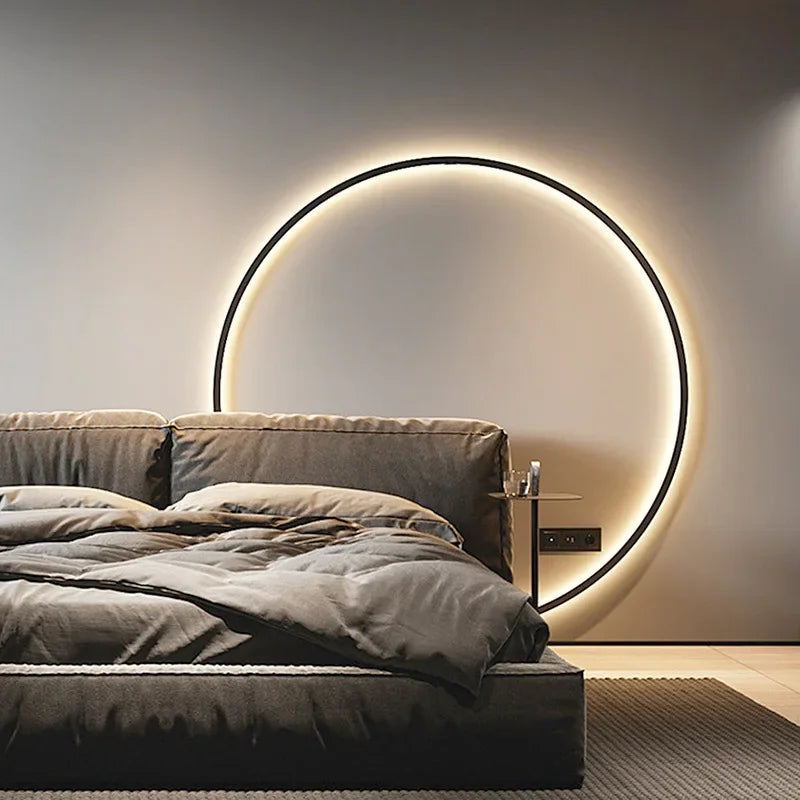 Kreisförmige LED Wandlampe – Elegante Beleuchtung im minimalistischen Stil-Aster Selection