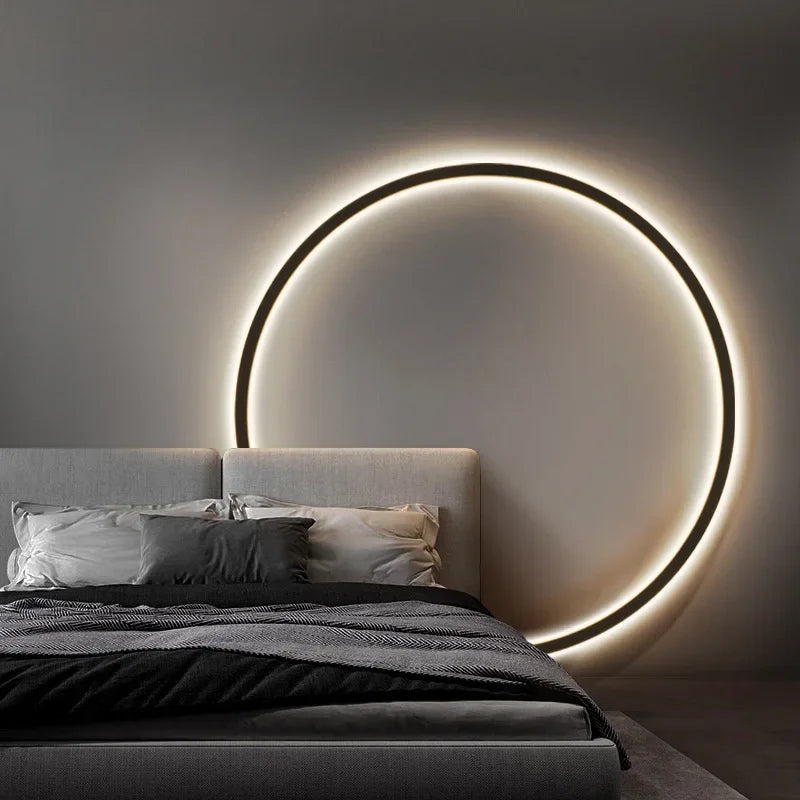 Kreisförmige LED Wandlampe – Elegante Beleuchtung im minimalistischen Stil-Aster Selection