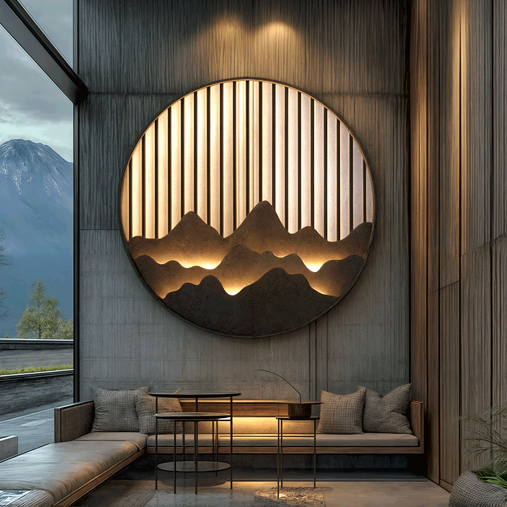 Elegant LED outdoor wall light