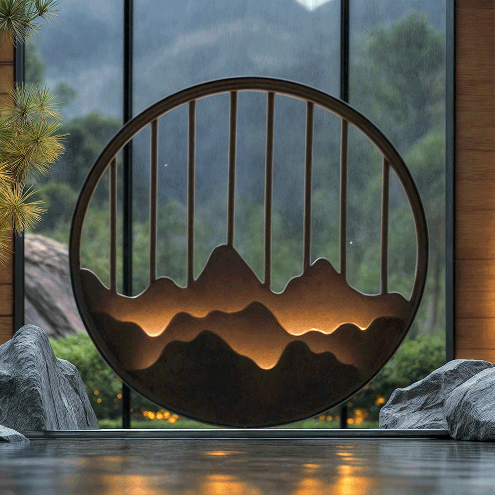 Elegant LED outdoor wall light