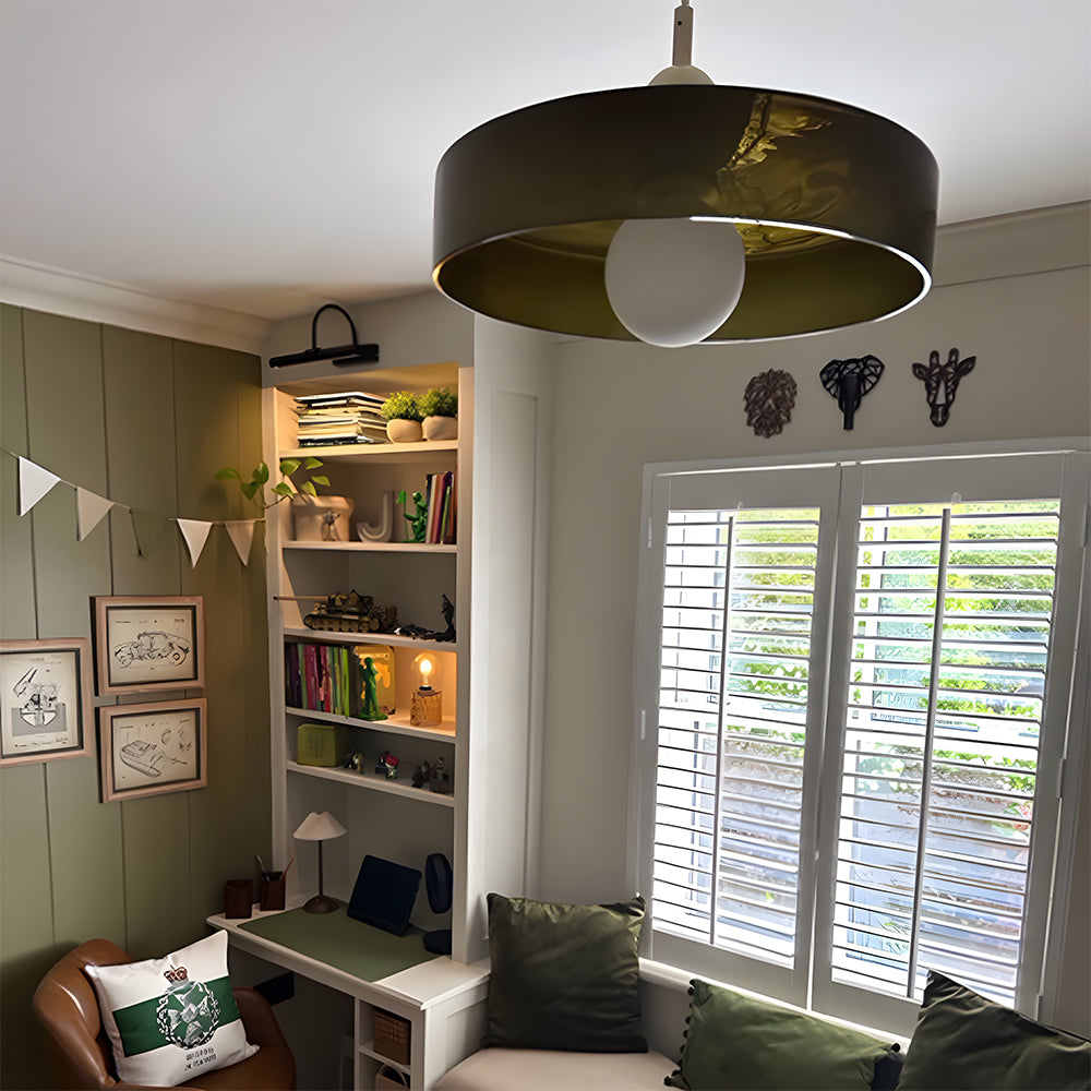 Bunter Bauhaus Glas-Pendelleuchte-Aster Selection