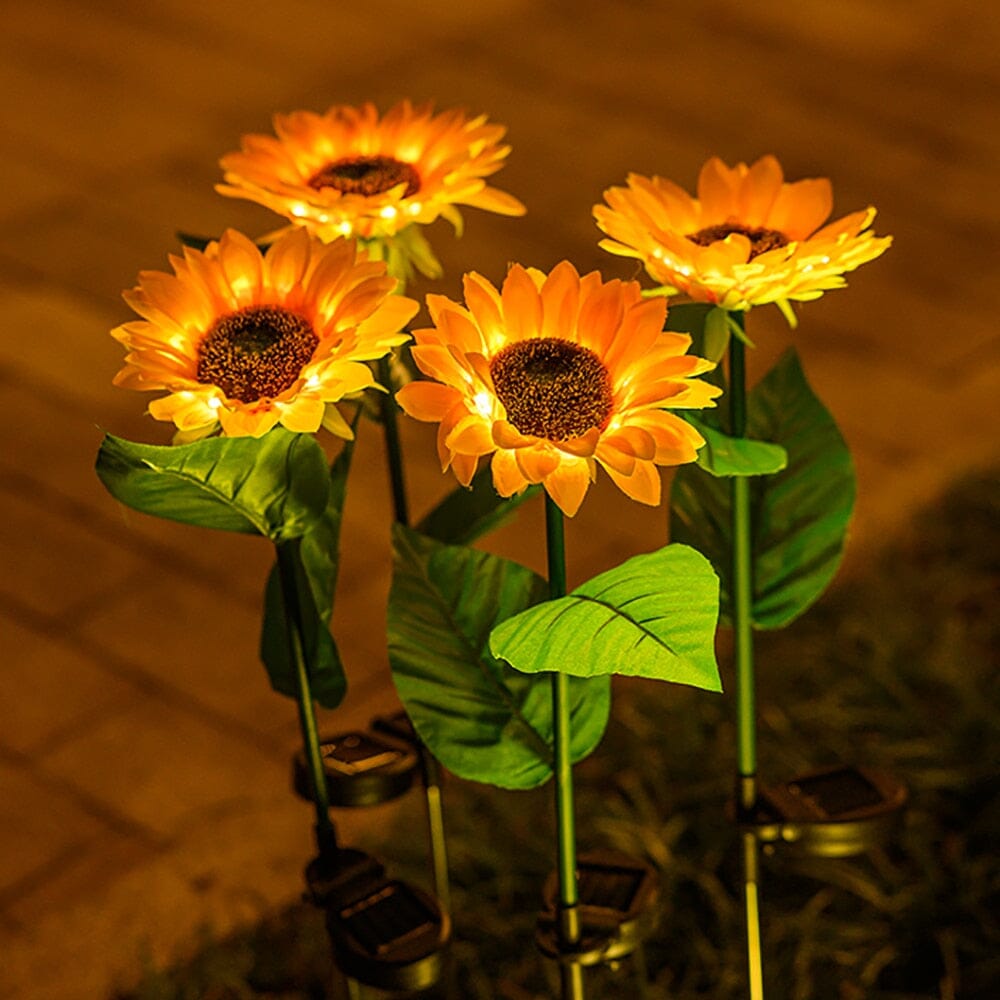 Leuchtende Sonnenblumen Deko