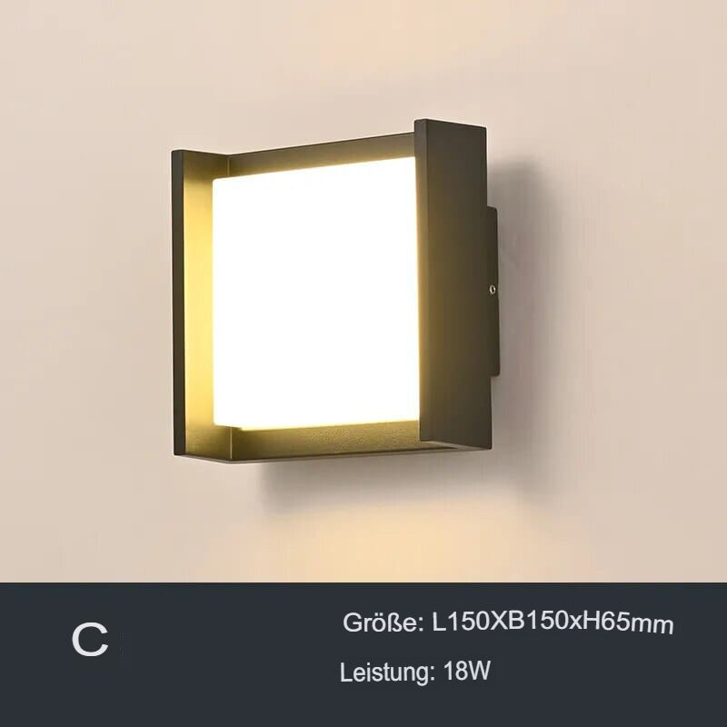 Modern ceiling light for outdoor areas