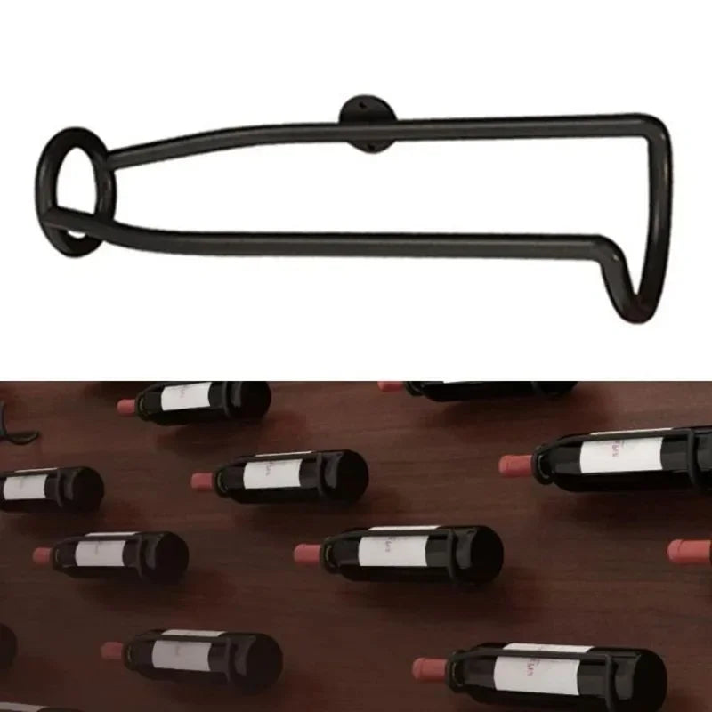 Weinflaschenhalter aus Metall im europäischen Stil