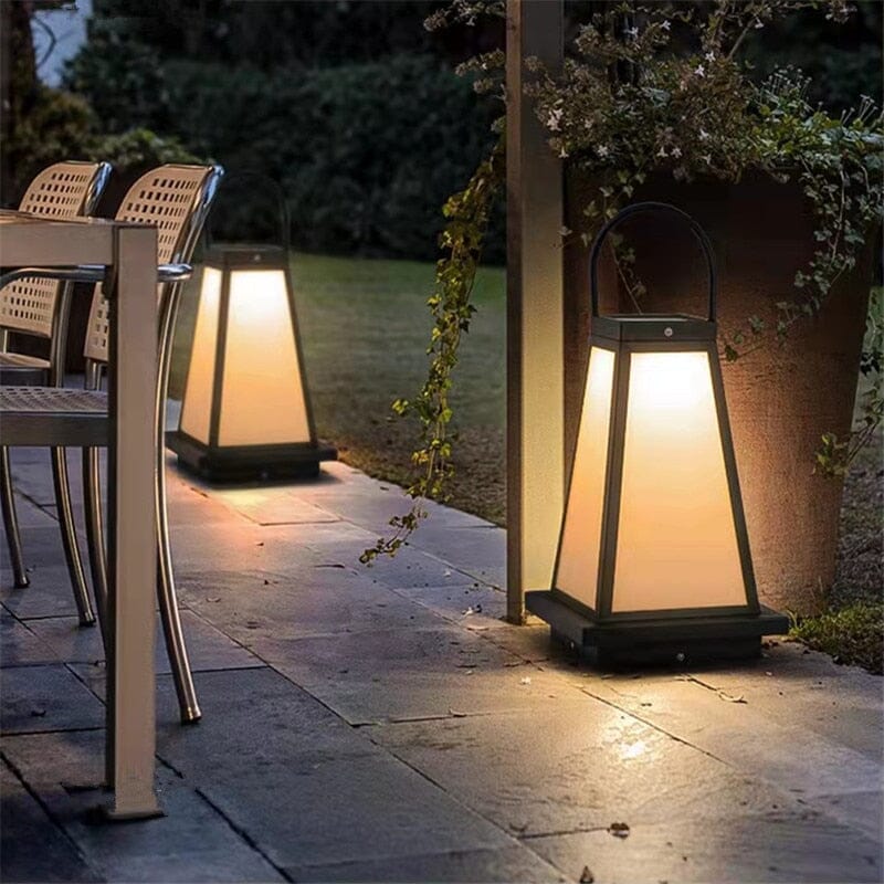 Tragbare Retro Gartenlampe