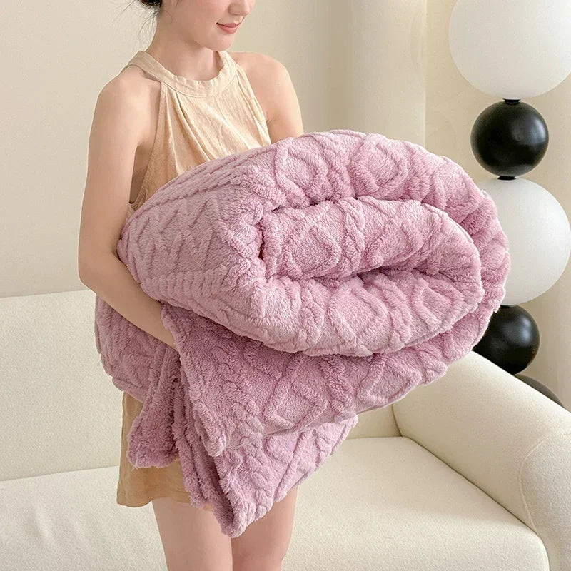 Premium-Komfortdecke aus Korallenfleece