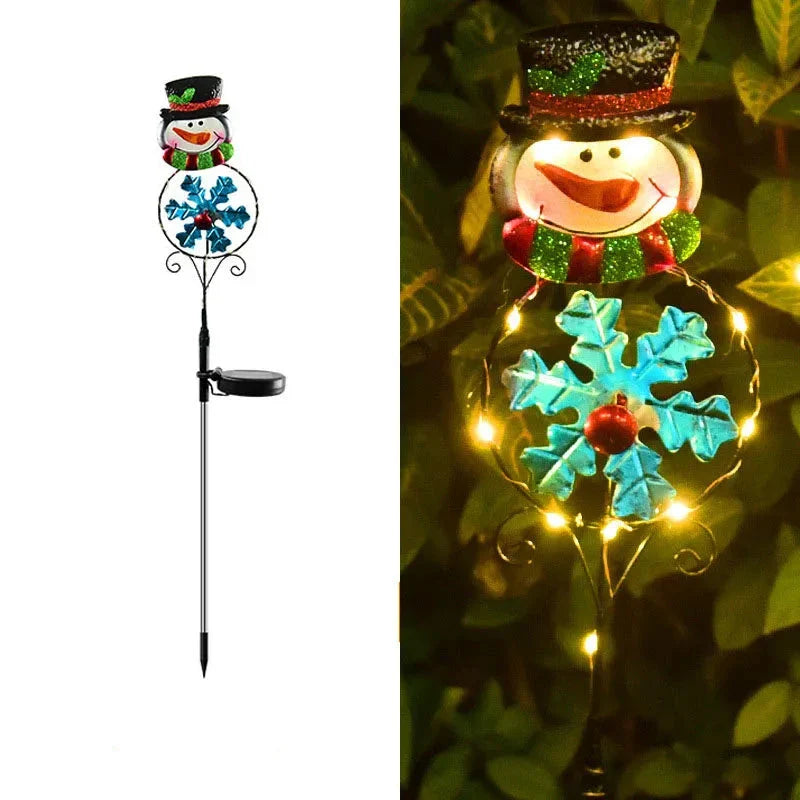 Festive candy cane lights for the Christmas season