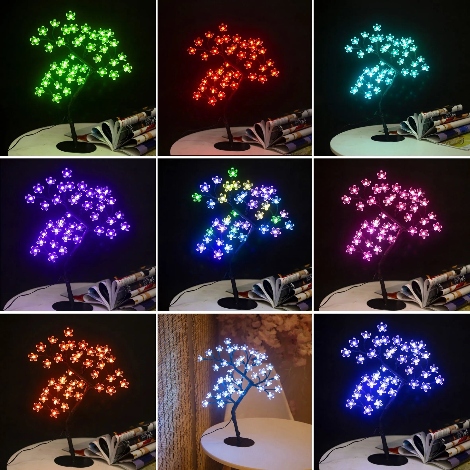 Kirschblüten Baum Lampe für Weihnachten & Wohnkultur