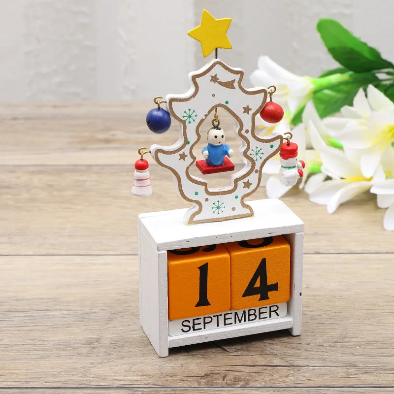 Festive Advent calendar for the anticipation of Christmas