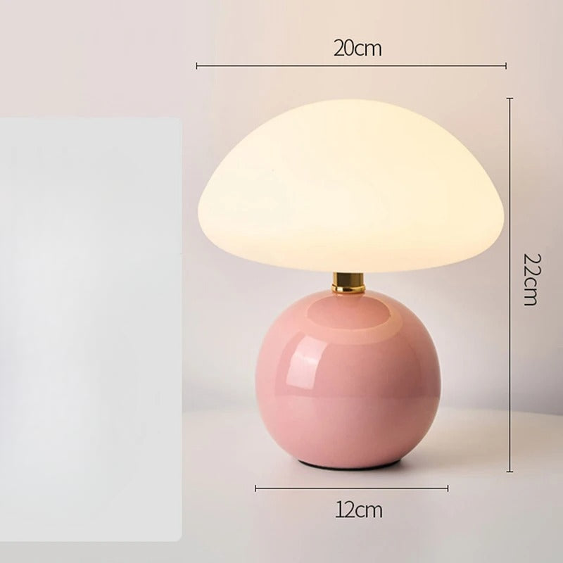 Moderne, per USB aufladbare Tischlampe