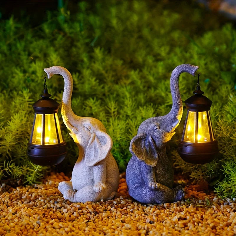 Solar Garten-Elefant Deko