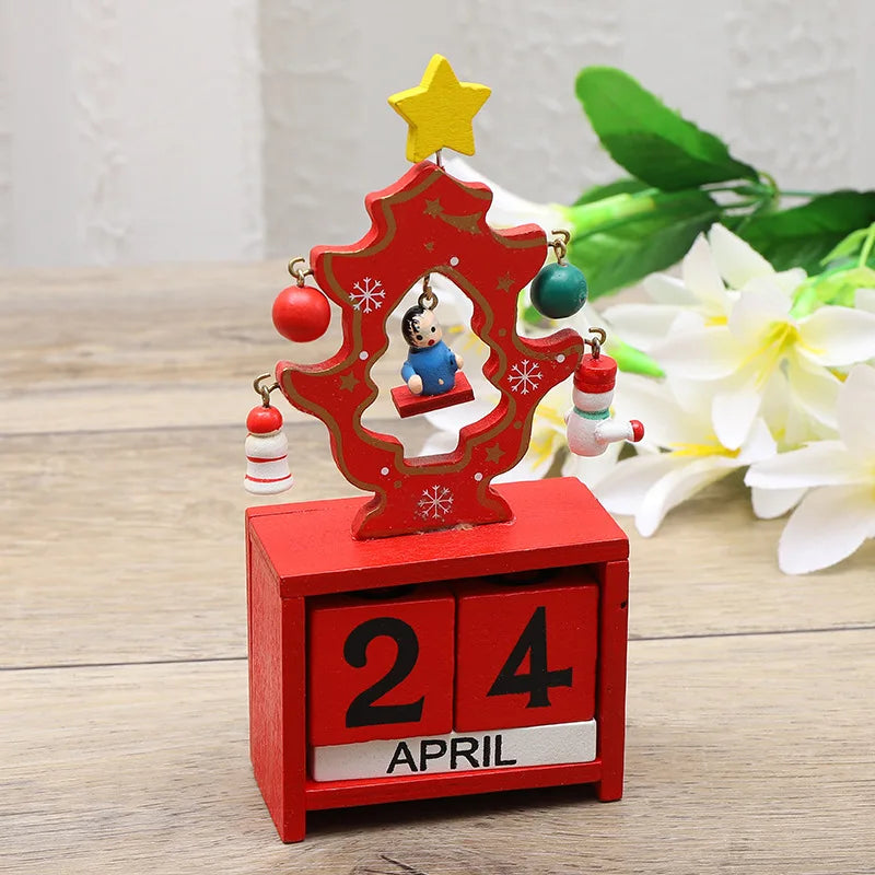 Festive Advent calendar for the anticipation of Christmas