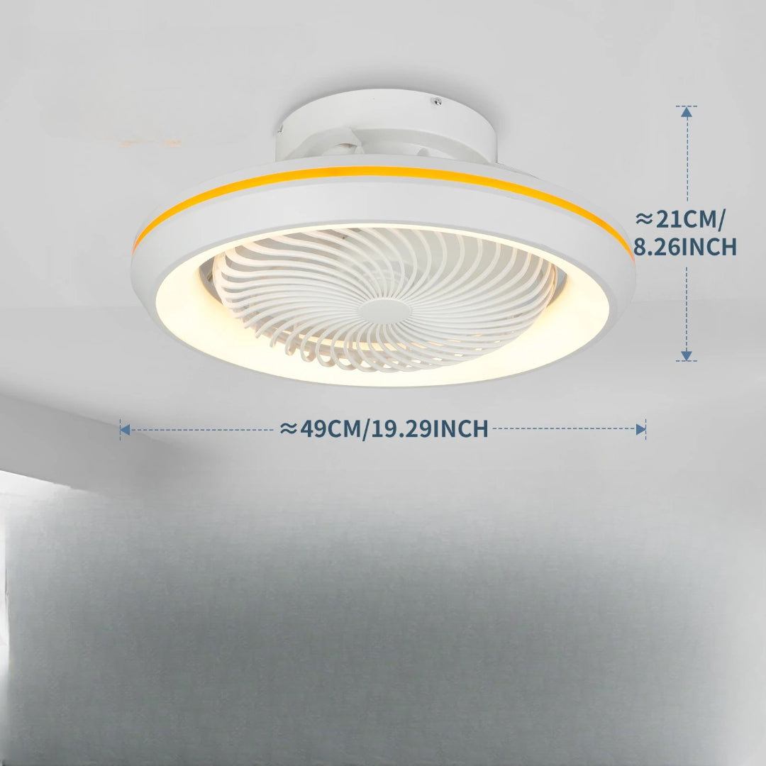 360° drehbarer Deckenventilator