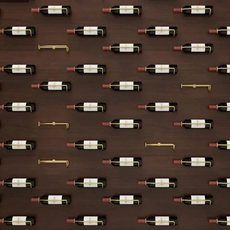 Weinflaschenhalter aus Metall im europäischen Stil
