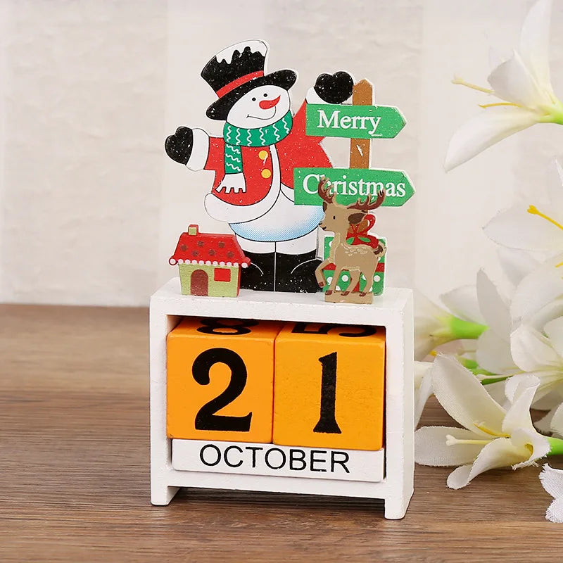 Festive Advent calendar for the anticipation of Christmas