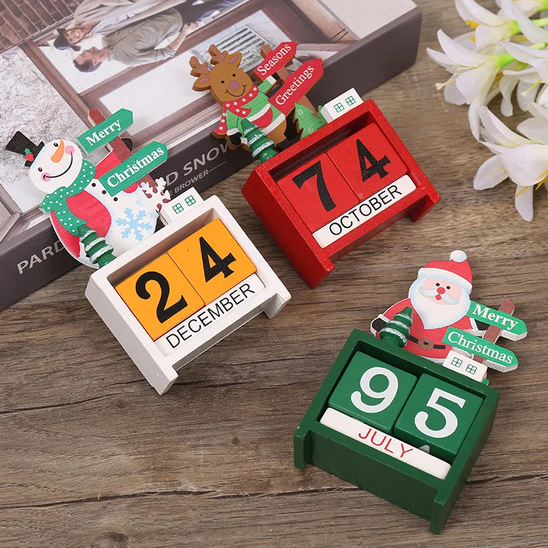 Festive Advent calendar for the anticipation of Christmas