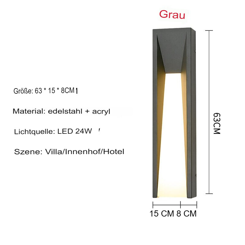 Elegante Außenwandleuchte