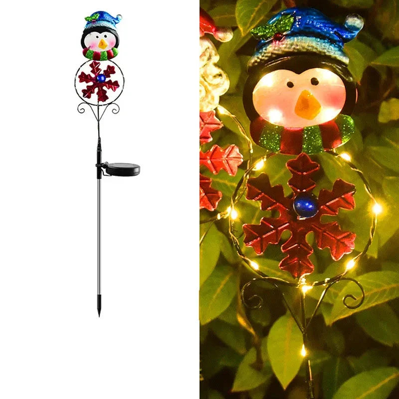 Festive candy cane lights for the Christmas season