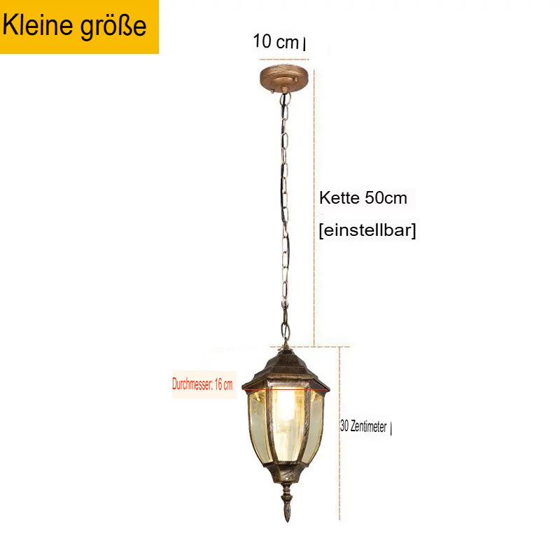 Vintage Außenleuchte im Kronleuchter-Stil