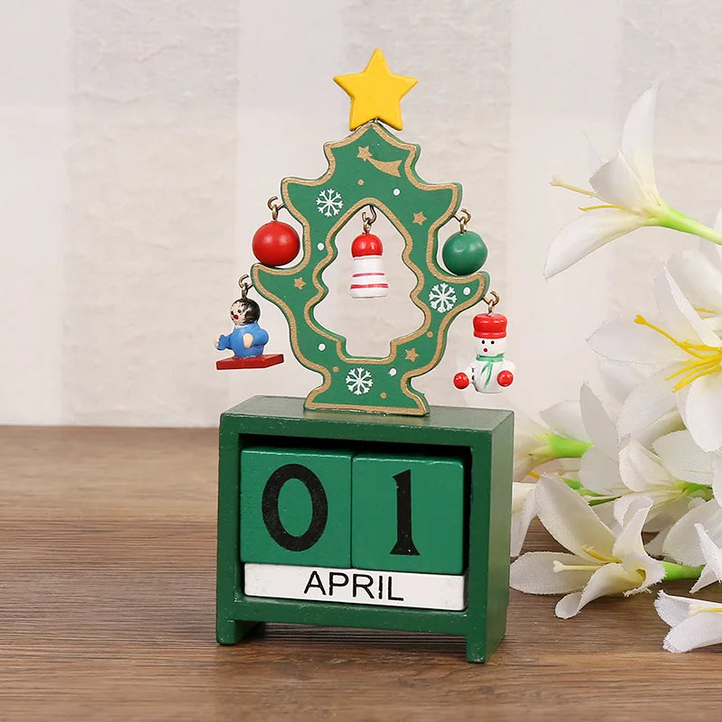 Festive Advent calendar for the anticipation of Christmas