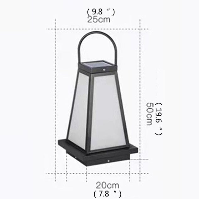 Tragbare Retro Gartenlampe