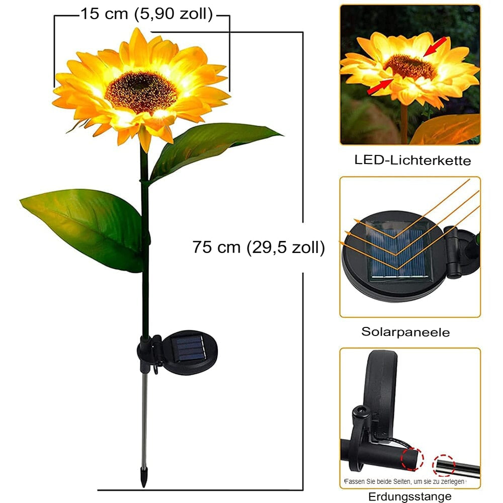 Leuchtende Sonnenblumen Deko