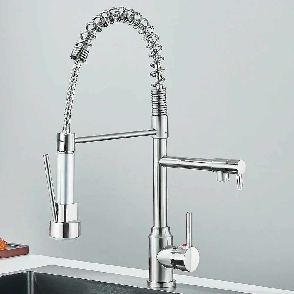 Design Küchenarmatur DualStream – 360° Schwenkbar mit Dual-Flow-Technologie-Aster Selection