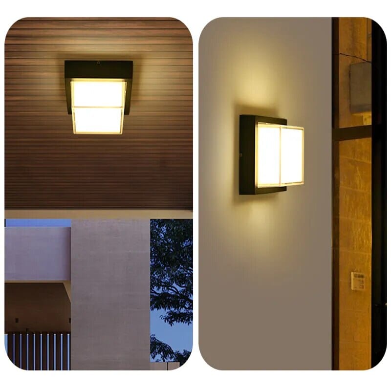 Modern ceiling light for outdoor areas