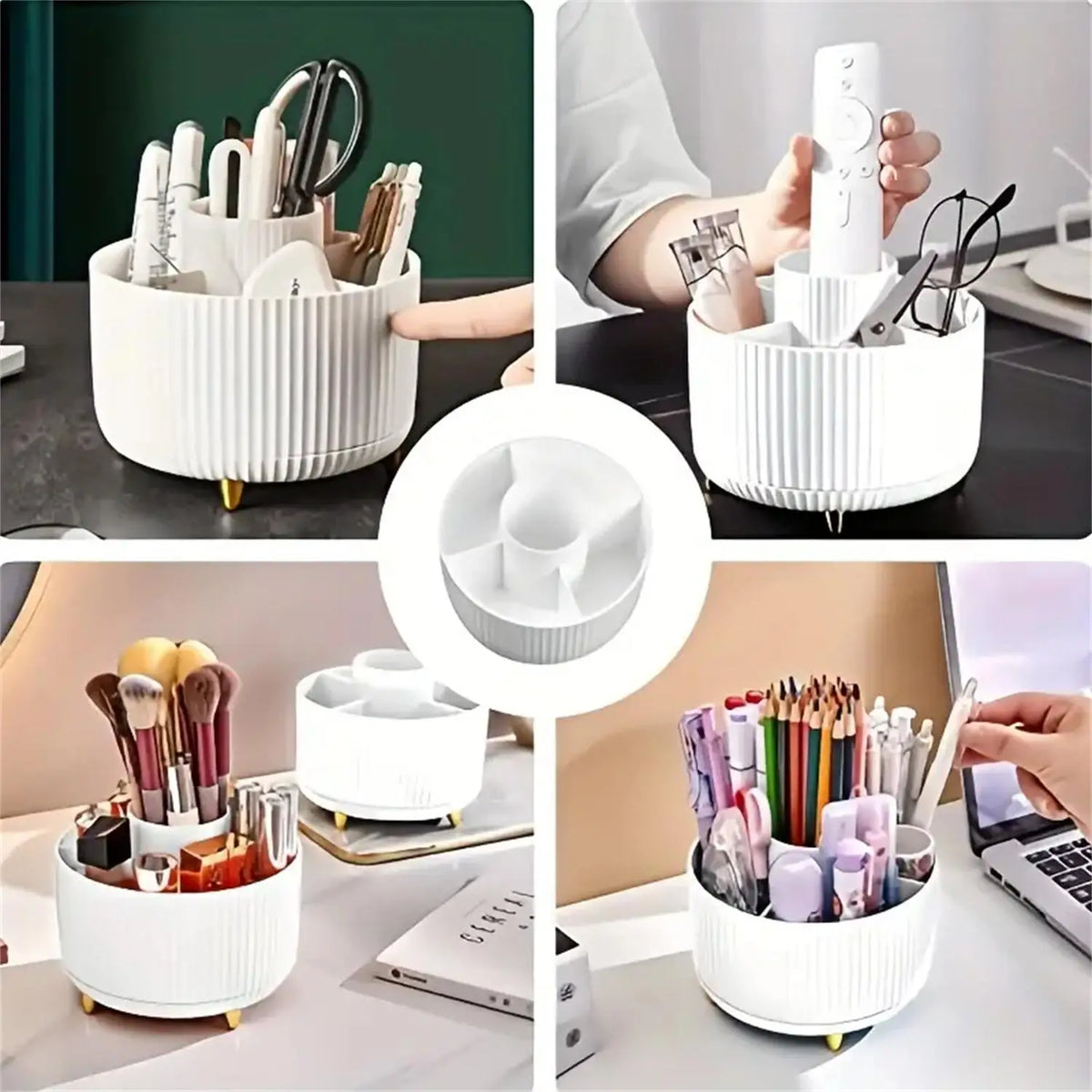 360° drehbarer Make-up- und Kosmetikorganizer