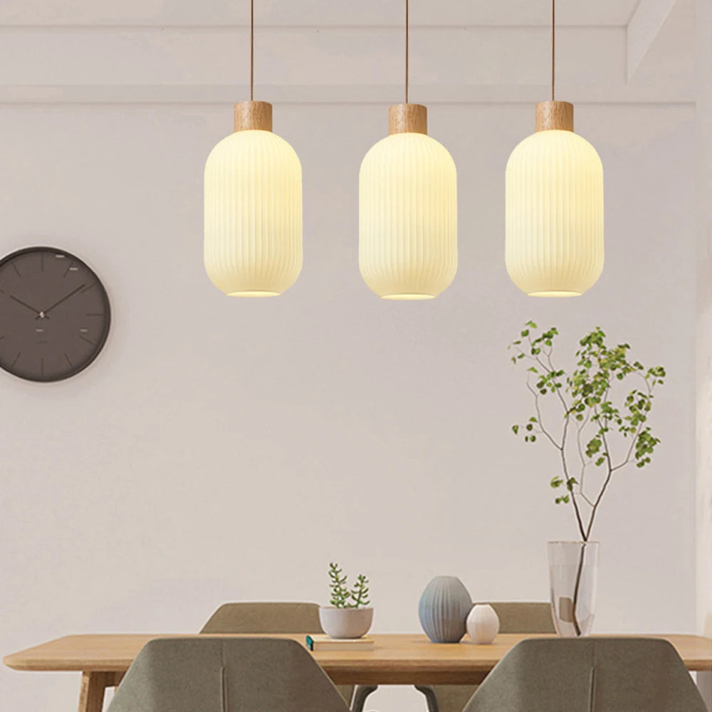 Aster Maison | Pendelleuchte aus Glas im Japanischen Stil