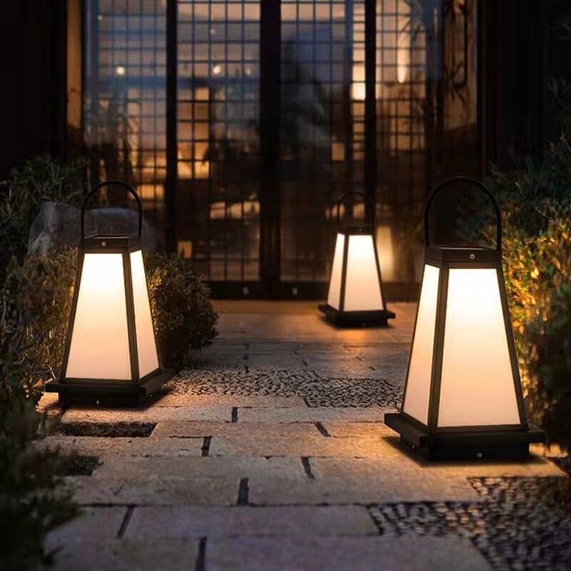 Tragbare Retro Gartenlampe