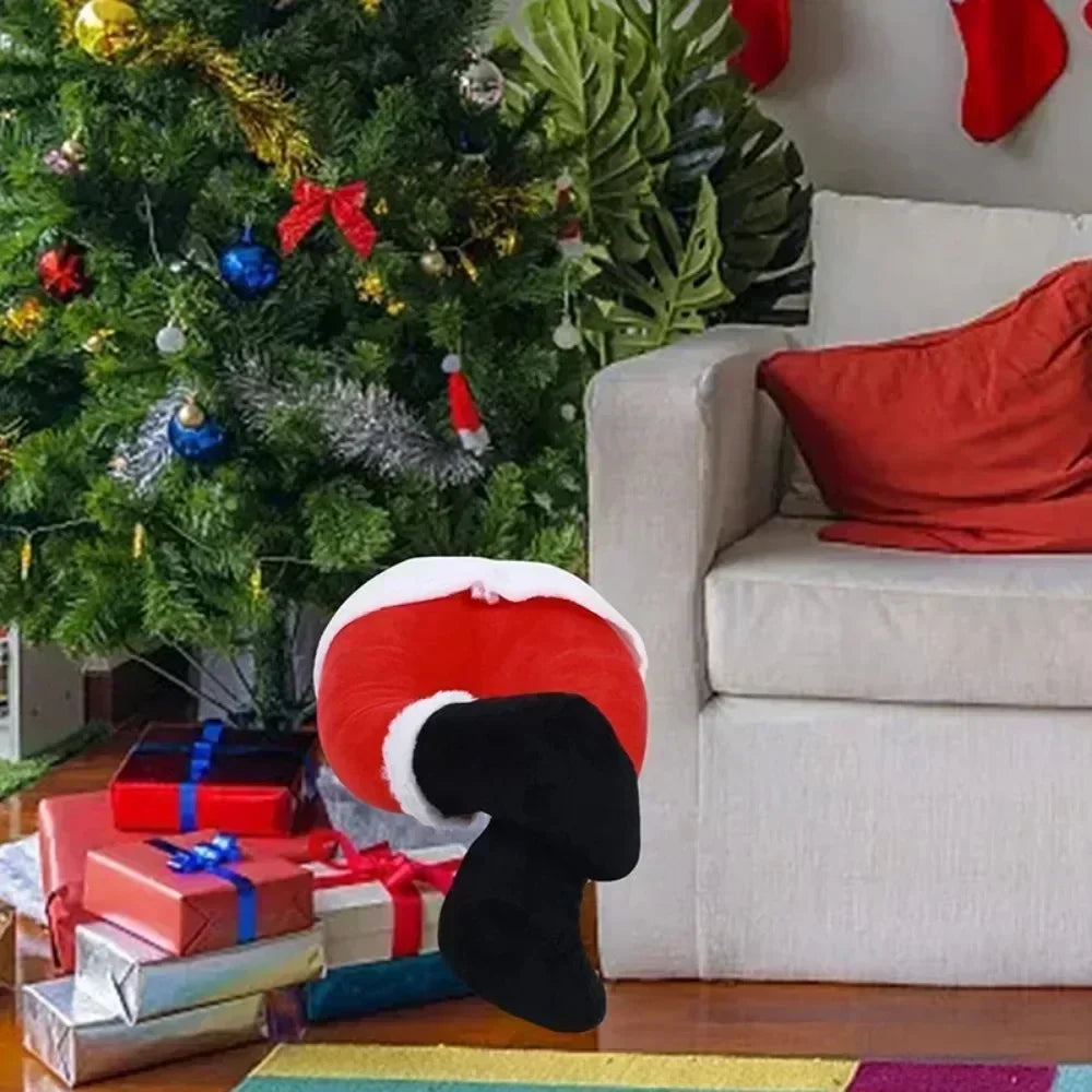 Festive Santa Claus legs for your decoration